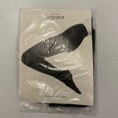 Avon Legwear Fashion Opaque Tights Black Size C New Black